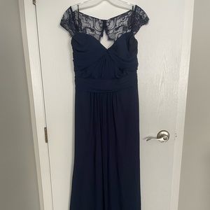 Weddington Way navy floor-length dress